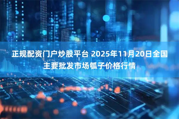 正规配资门户炒股平台 2025年11月20日全国主要批发市场瓠子价格行情